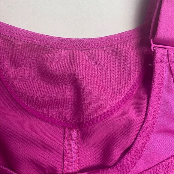 GLAMORISE Sport Bra Hot Pink Size 36D New Without Tags - Picture 3 of 9